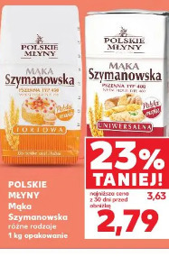 Polskie Młyny Mąka Szymanowska różne rodzaje