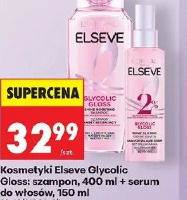 Kosmetyki Elseve Glycolic Gloss: szampon, serum do włosów