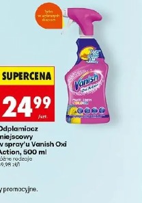 Odplamiacz miejscowy w spray'u Vanish Oxi Action