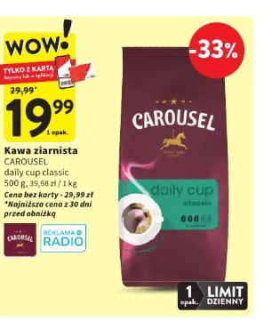 Kawa ziarnista Carousel daily cup classic