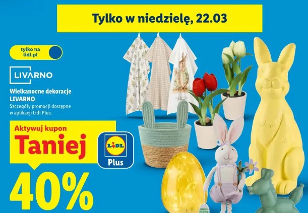 Wielkanocne dekoracje Livarno