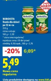 Bobovita Danie dla dzieci po 12 m-cu