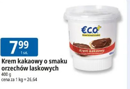 Krem kakaowy o smaku orzechów laskowych ECO+