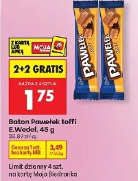 Baton Pawełek toffi E.Wedel