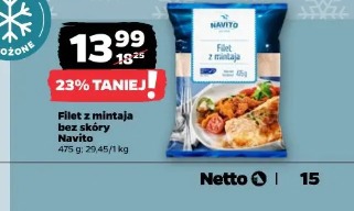 Filet z mintaja bez skóry Navito