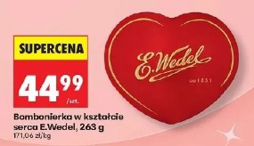 Bombonierka w kształcie serca E.Wedel