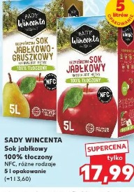 Sady Wincenta Sok jabłkowy 100% tłoczony NFC