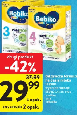 Odżywcza formuła na bazie mleka Bebiko