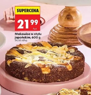 Makowiec w stylu japońskim