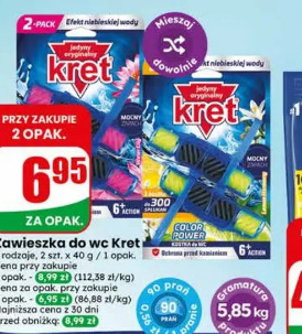 Zawieszka do wc Kret