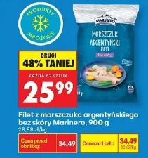 Filet z morszczuka argentyńskiego bez skóry Marinero