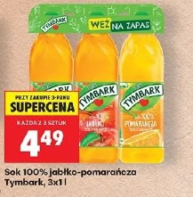 Sok 100% jabłko-pomarańcza Tymbark