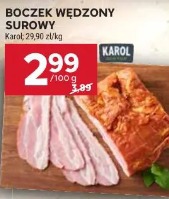 Boczek wędzony surowy Karol