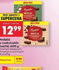 Wafelki w czekoladzie Bonitki