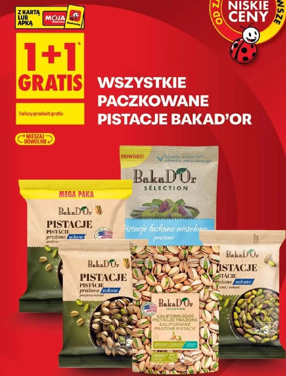 Wszystkie paczkowane pistacje Bakad’or