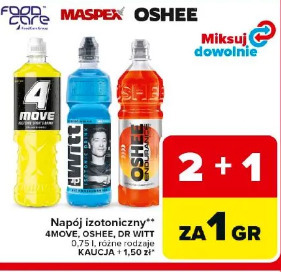 Napój izotoniczny 4Move, Oshee, Dr Witt