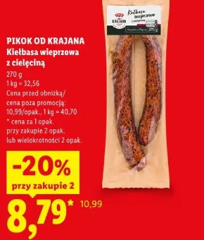 Pikok od Krajana Kiełbasa wieprzowa z cielęciną
