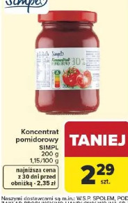 Koncentrat pomidorowy Simpl