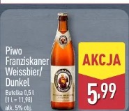 Piwo Franziskaner Weissbier/ Dunkel