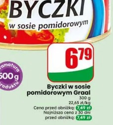 Byczki w sosie pomidorowym Graal