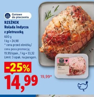 Rzeźnik Rolada indycza z pietruszką