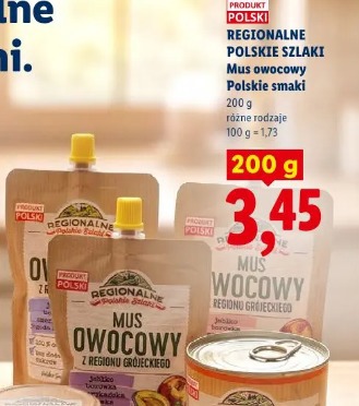 Regionalne Polskie Szlaki Mus owocowy Polskie smaki