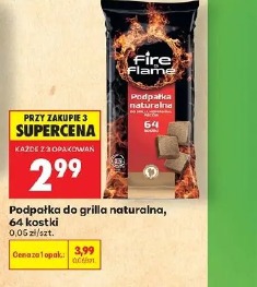 Podpałka do grilla naturalna Fire Flame