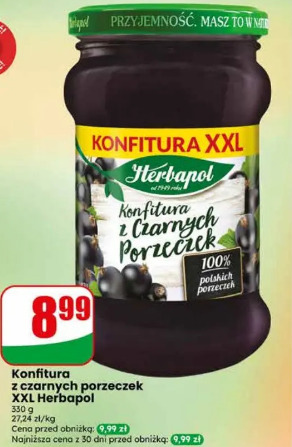 Konfitura z czarnych porzeczek XXL Herbapol