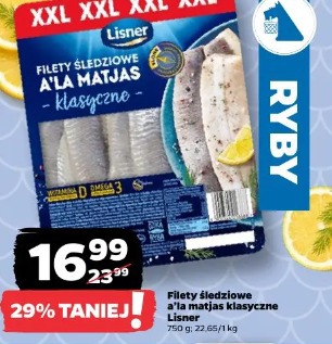 Filety śledziowe a'la matjas klasyczne Lisner