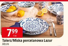 Talerz/Miska porcelanowa Lazur Altom