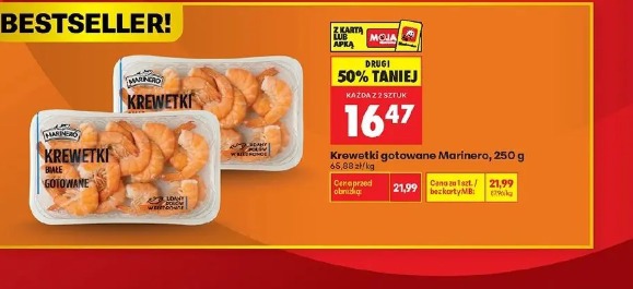 Krewetki gotowane Marinero