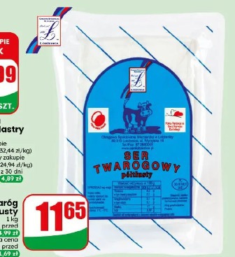 Twaróg półtłusty