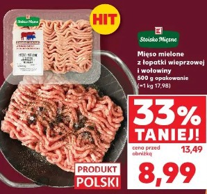 Mięso mielone z łopatki wieprzowej i wołowiny