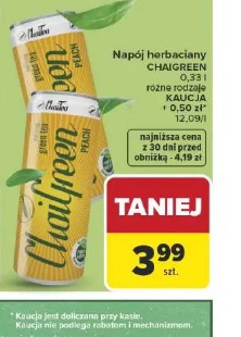 Napój herbaciany Chaigreen 0,33 l różne rodzaje
