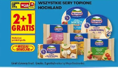 Wszystkie sery topione Hochland