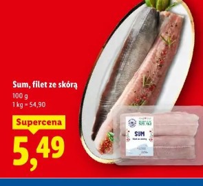 Sum, filet ze skórą
