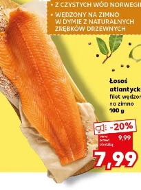 Łosoś atlantycki filet wędzony na zimno