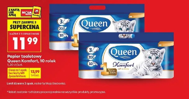 Queen Komfort papier toaletowy