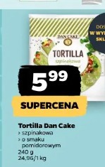 Tortilla Dan Cake szpinakowa o smaku pomidorowym