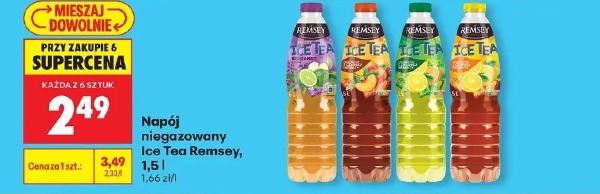 Napój niegazowany Ice Tea Remsey, 1,5 l