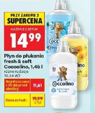 Płyn do płukania fresh & soft Coccolino, 1,45 l