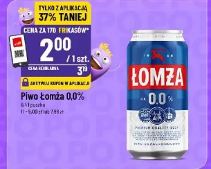 Piwo Łomża 0,0%