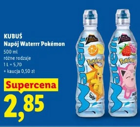 Kubuś Napój Waterrr Pokémon