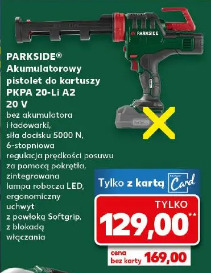 PARKSIDE Akumulatorowy pistolet do kartuszy PKPA 20-Li A2 20 V