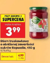 Dżem truskawkowy o obniżonej zawartości cukru Rapsodia