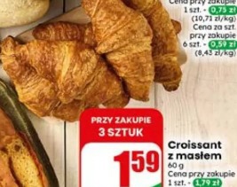 Croissant z masłem