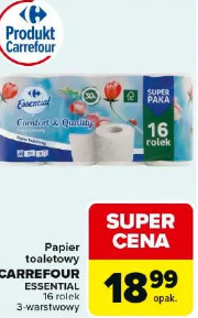 Papier toaletowy Carrefour Essential