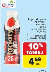 Jogurt do picia Protein+ Łaciata Mlekpol