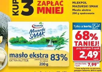 Mlekpol Mazurski Smak Masło ekstra