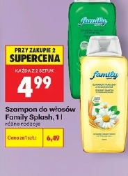 Family Szampon do włosów Splash 1 l różne rodzaje